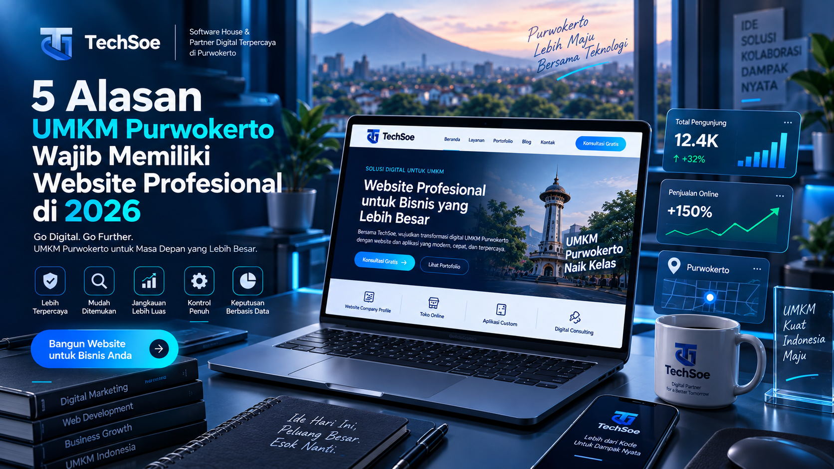5 Alasan UMKM Purwokerto Wajib Memiliki Website Profesional di 2026